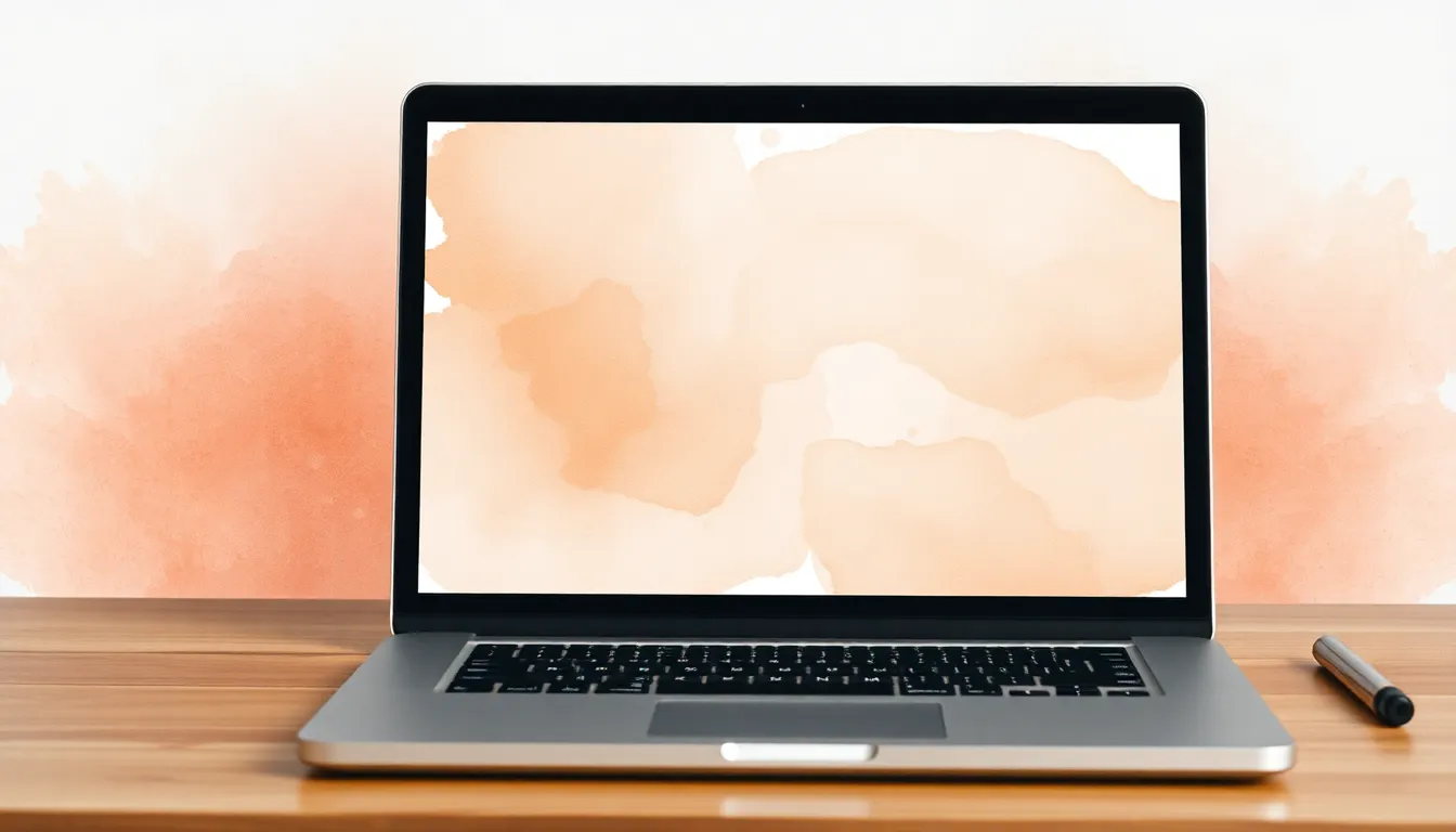 Laptop affichant un tableau de bord de formation avec des graphiques de compétences