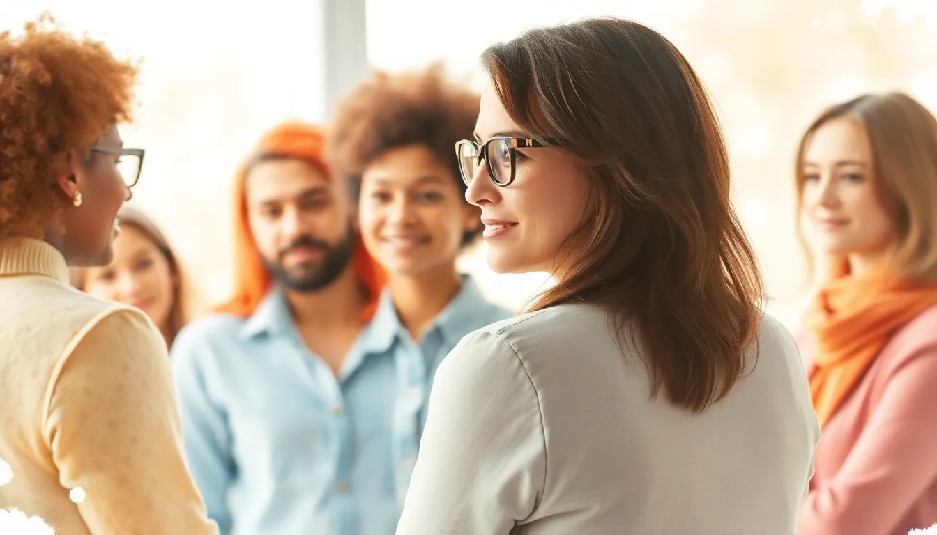 Manager observant une équipe multiculturelle en visioconférence avec graphiques à l’écran