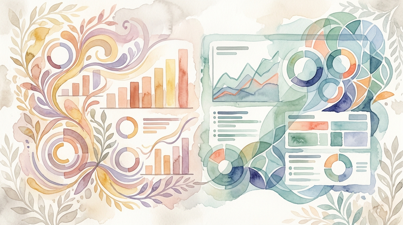 Screen showing Ahrefs Keyword Explorer side-by-side with SEMrush dashboard