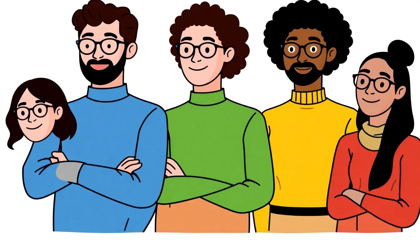 Groupe de collaborateurs multiculturels en session de formation avec formateur au tableau